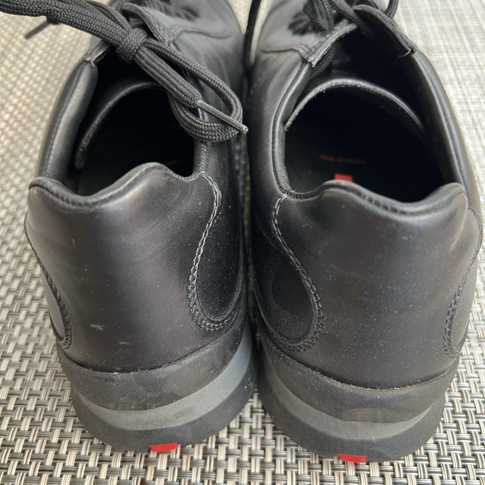 New Men’s “PRADA” Black Leather Lace/Up Shoes - Picture 7 of 8